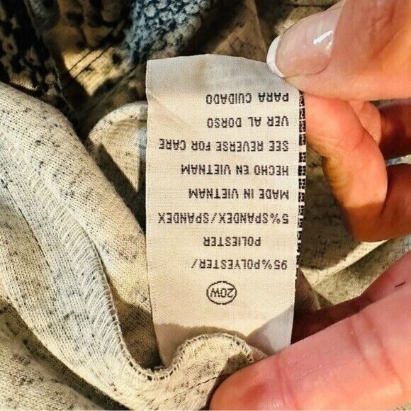 Shelby & Palmer Women's Snakeskin Polyurethane Mini Dress Size 20W - Picture 10 of 11